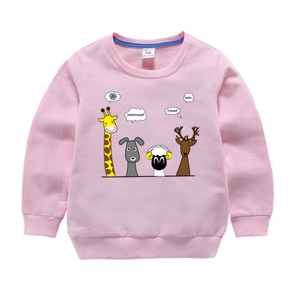 Spring and Autumn Long Sleeve Sweatshirt Baby Cotton Top