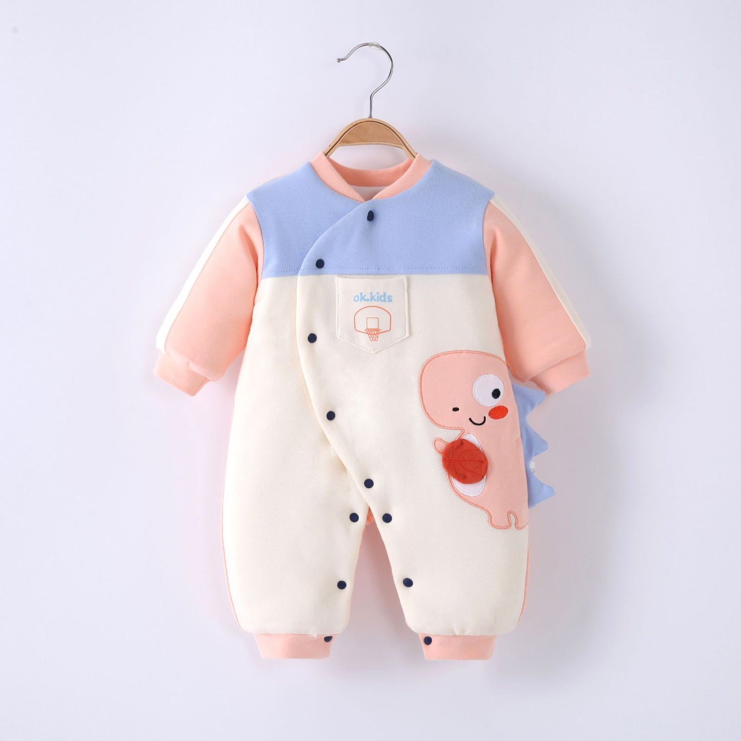 Autumn And Winter New 0-12 Months Cotton Bodysuit