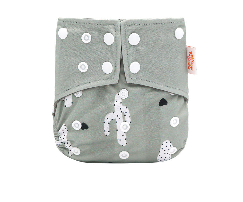 Western Style Digital Printing Bamboo Charcoal Diapers