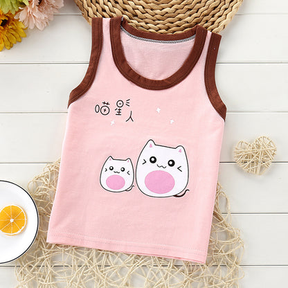 Children's cotton vests