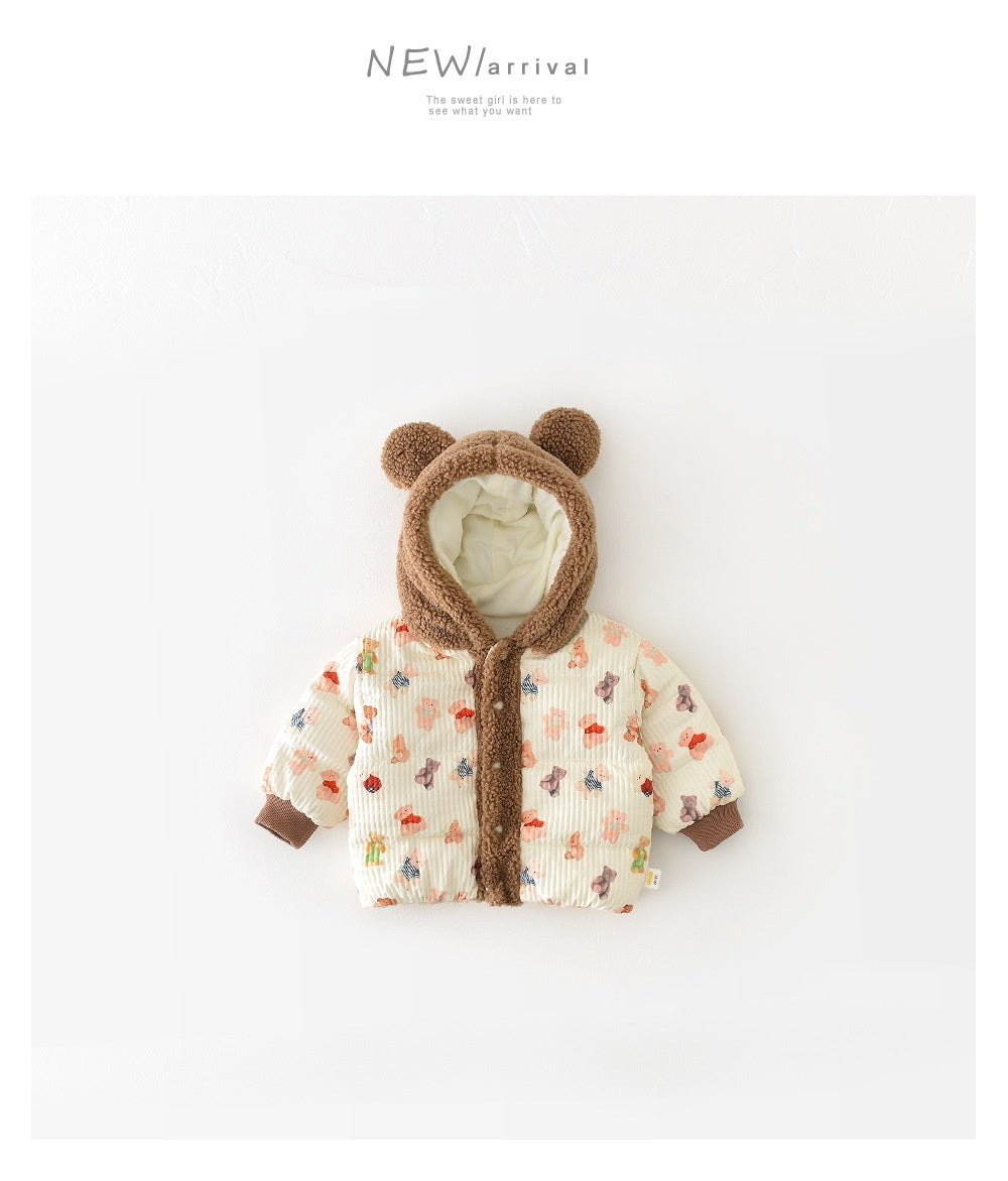 Baby Printed Winter Cotton Jacket