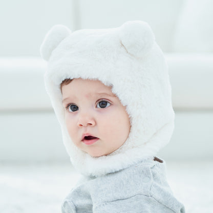 Children's Bib And Ear Protection Hat