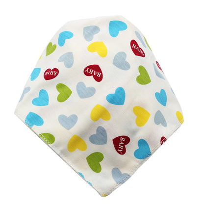 Baby Bibs Waterproof Triangle Cotton Cartoon Child Baberos Bandana Bibs Dribble Bibs Newborn Slabber Absorbent Cloth