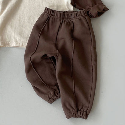 Korean Version Of The Children's Simple Solid Color Casual Pants