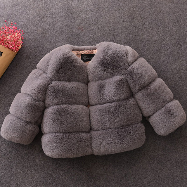 Children's fur coat