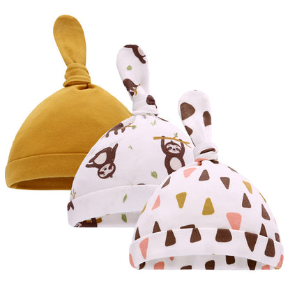 Thin Cotton Printed Baby Hat