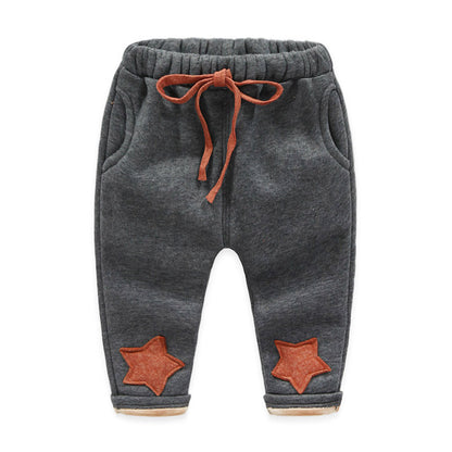 Children's clothing plus velvet padded pants