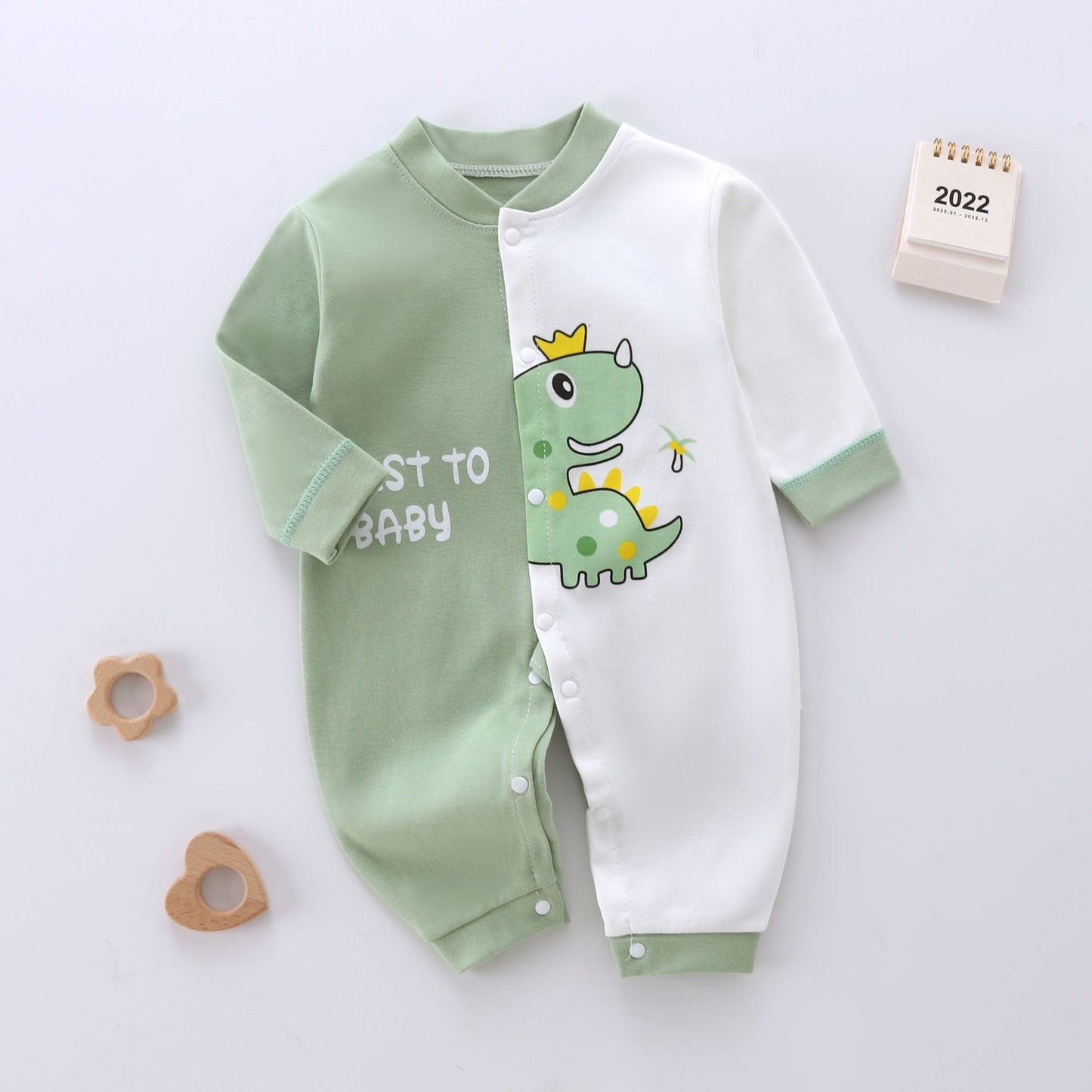 Spring And Autumn Baby Jumpsuit Pure Cotton Rompers