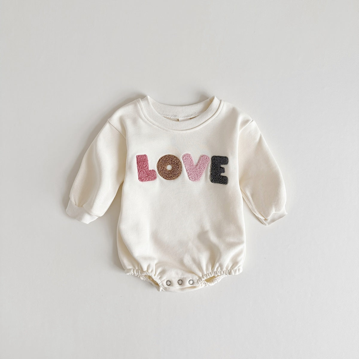 Newborn Long Sleeve Autumn Thin Romper Casual Jumpsuit