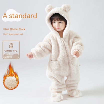 Lambswool Baby Jumpsuit Outer Wear