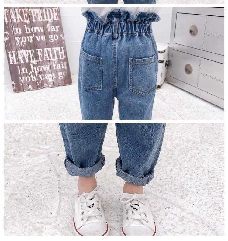 Girls' spring jeans