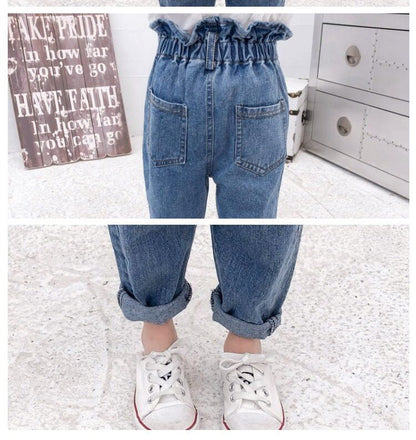 Girls' spring jeans