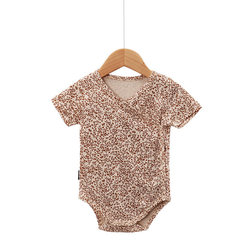 Baby Summer Cotton Monk Dress Bodysuit Lightweight Baby Romper