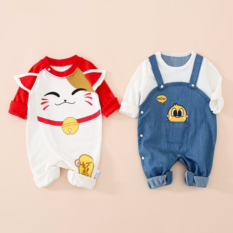 2 Pieces Of Cotton Newborn Jumpsuit