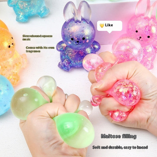 Creative Malt Sugar Rabbit Cartoon Slow Rebound Stress Relief Toy