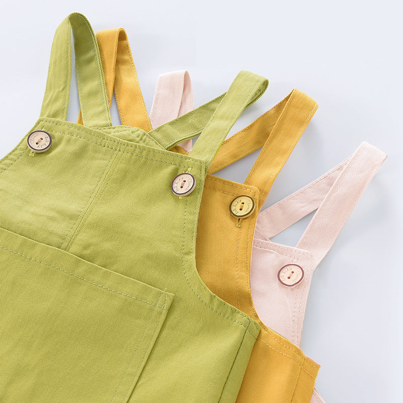 Children's Overalls Spring Thin Open Casual