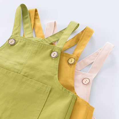 Children's Overalls Spring Thin Open Casual