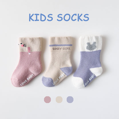 Cotton Children's Socks Terry-loop Hosiery