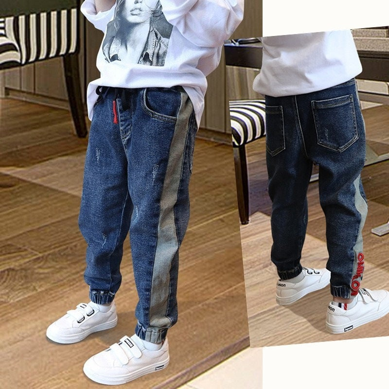 Boys jeans winter trousers