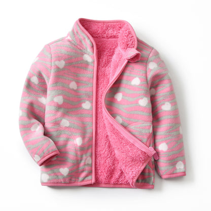 Home warm fleece jacket