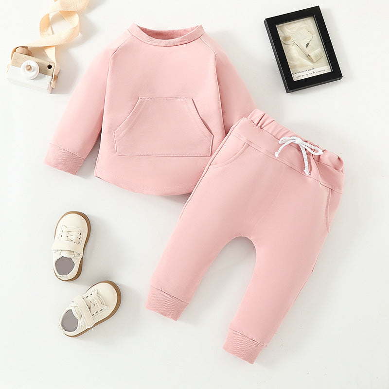 Long-sleeved Sweater Trousers Two-piece