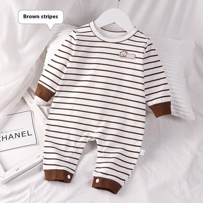 Autumn Clothing Pure Cotton Baby Rompers Pajamas