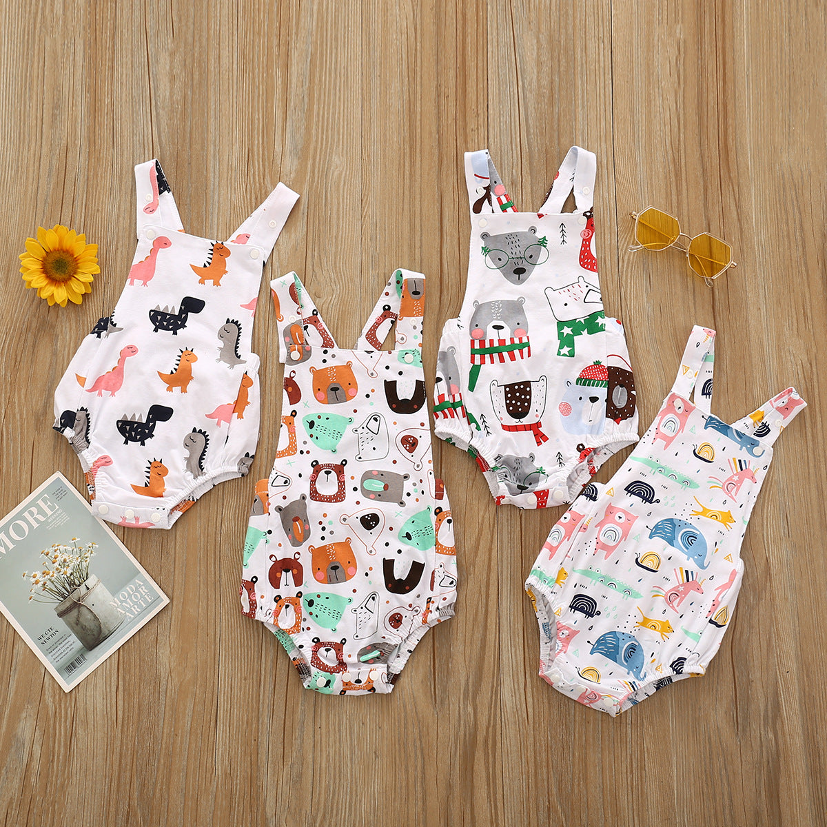 Fashion Printed Baby One-piece Triangle Romper