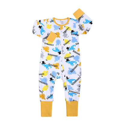 Spring And Autumn Long Sleeve Cotton Baby Romper