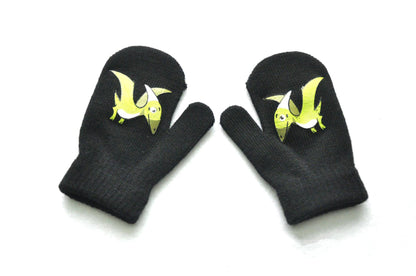 Children's Cartoon Warm And Velvet Thick Knitted Gloves