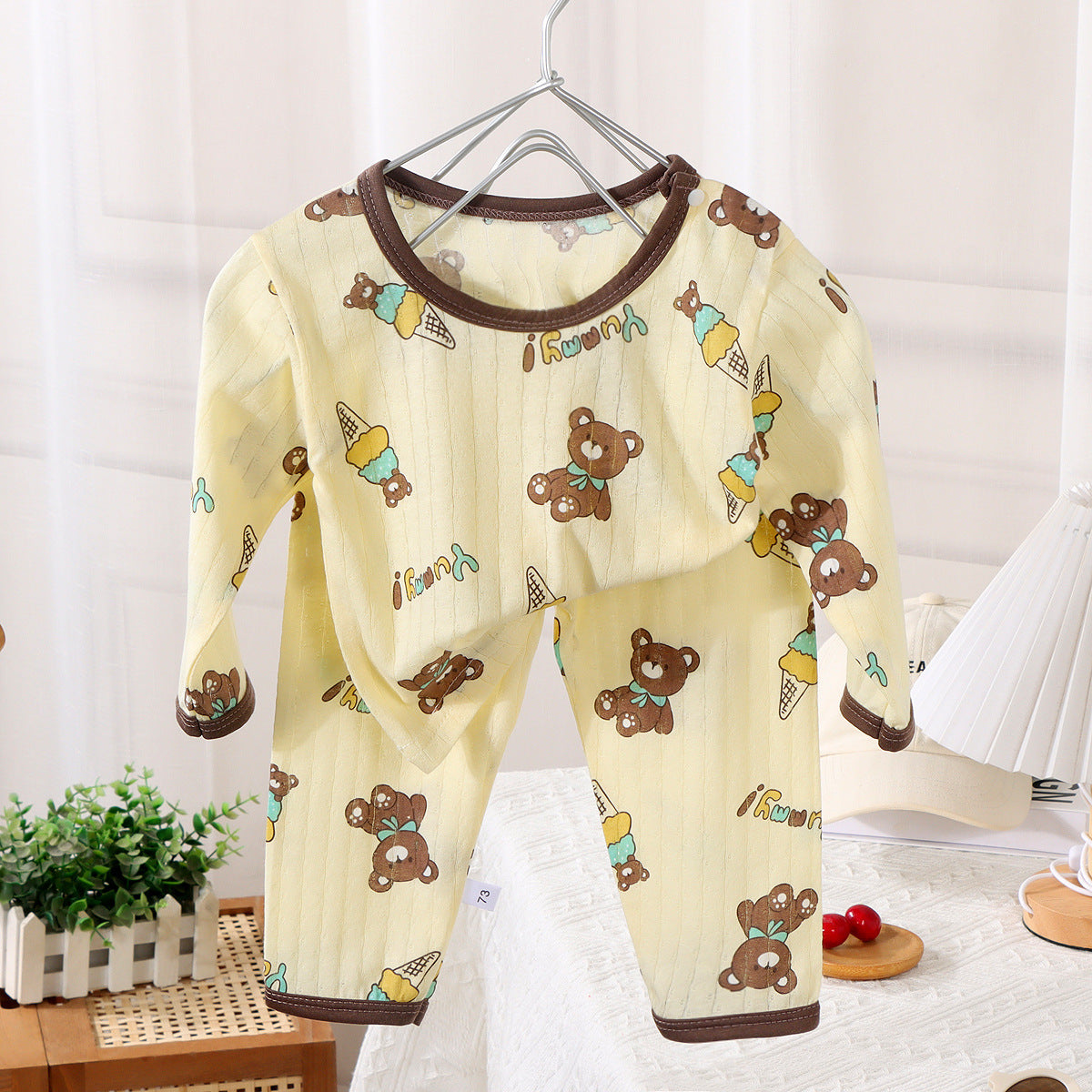 Summer Baby Cotton Home Wear Children's Pajama Set