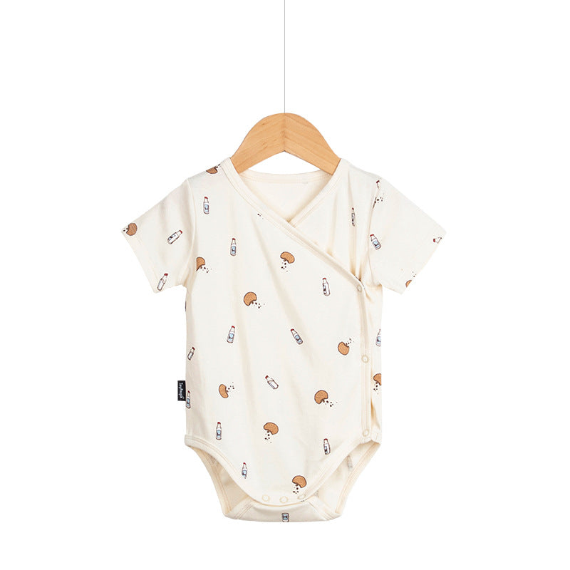 Baby Summer Cotton Monk Dress Bodysuit Lightweight Baby Romper