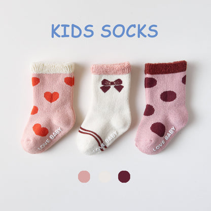 Cotton Children's Socks Terry-loop Hosiery