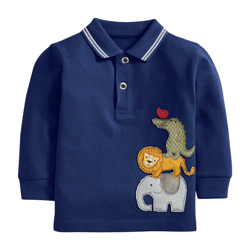 Little Maven Children's T-shirt Autumn New European And American Children's Clothing Boys