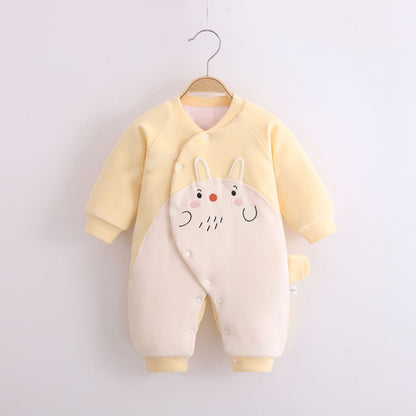 Autumn And Winter New 0-12 Months Cotton Bodysuit