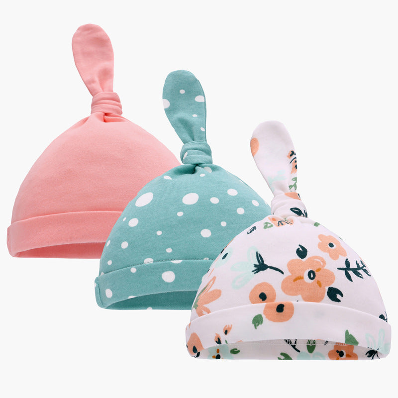 Thin Cotton Printed Baby Hat