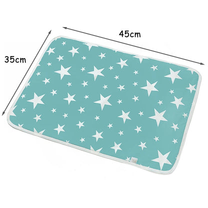 Baby Changing Mats Diaper for Newborn Cotton Waterproof Changing Pats