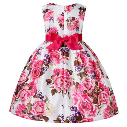 Girls Dress Casual Cotton Christmas Kids Princess Party Costume Fashion Clothing For Children
