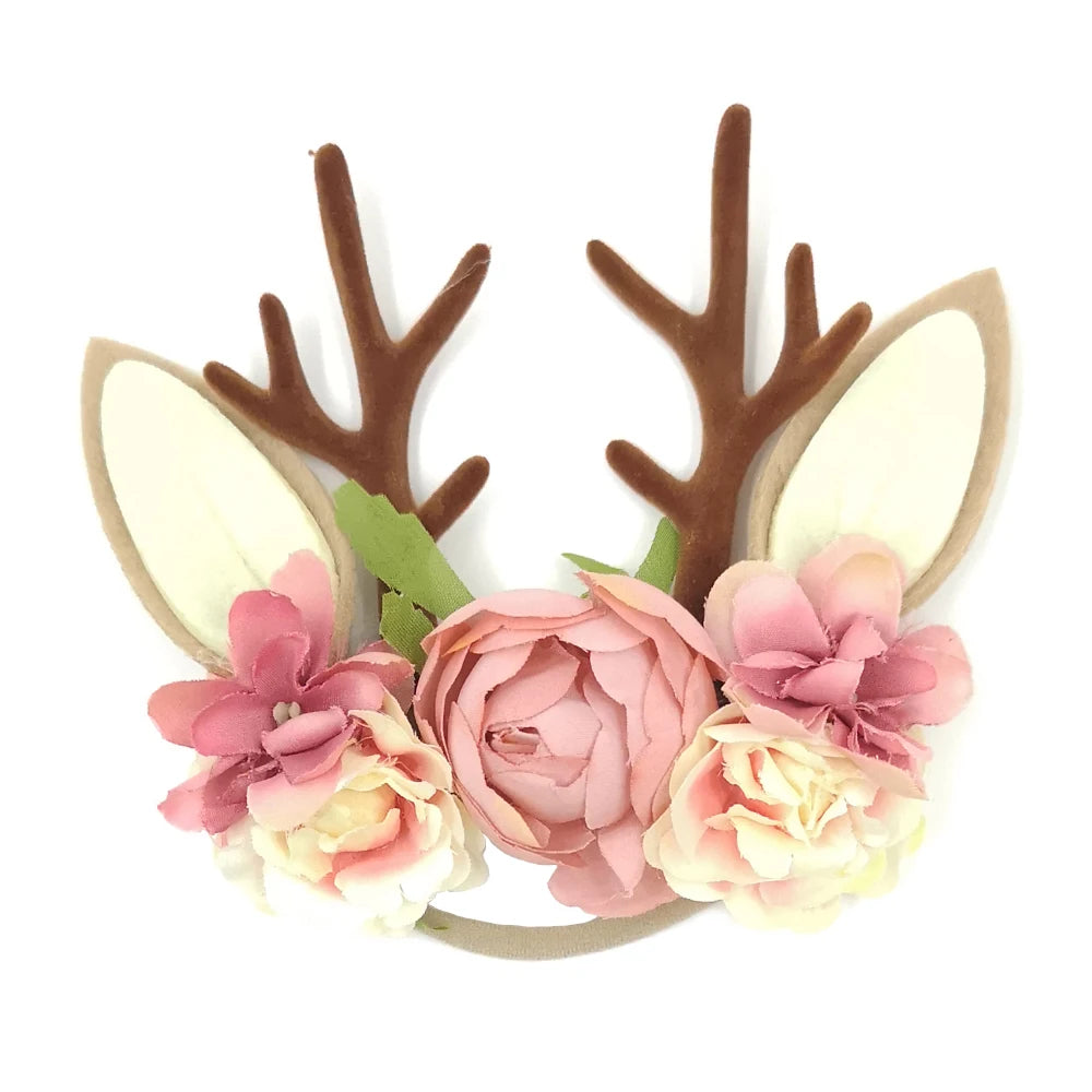  Deer Flower Headbands