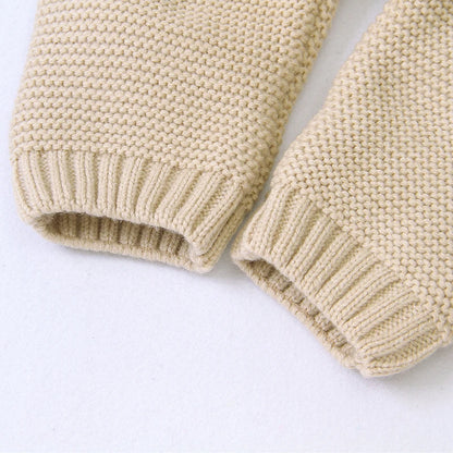 FrostyFriend Toddler Romper – Soft Knit Winter