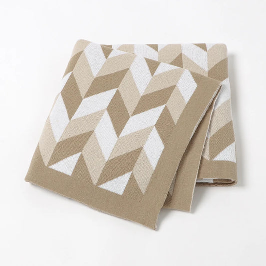 CozyPlaid Baby Swaddle – 100×80cm Muslin Wrap