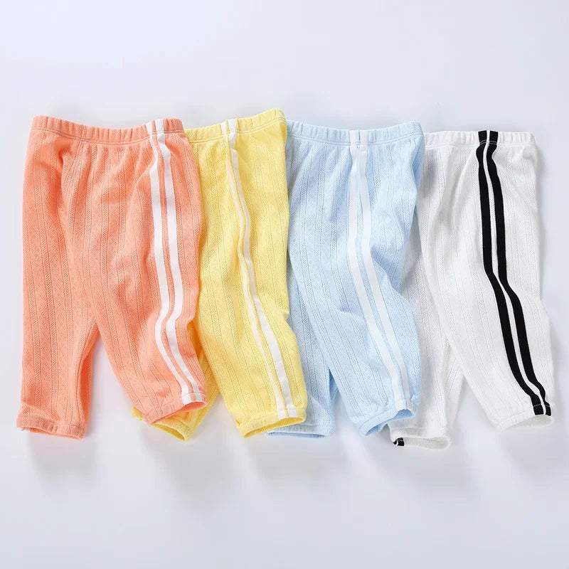 Baby pants long cotton summer ultra thin mosquito proof pants