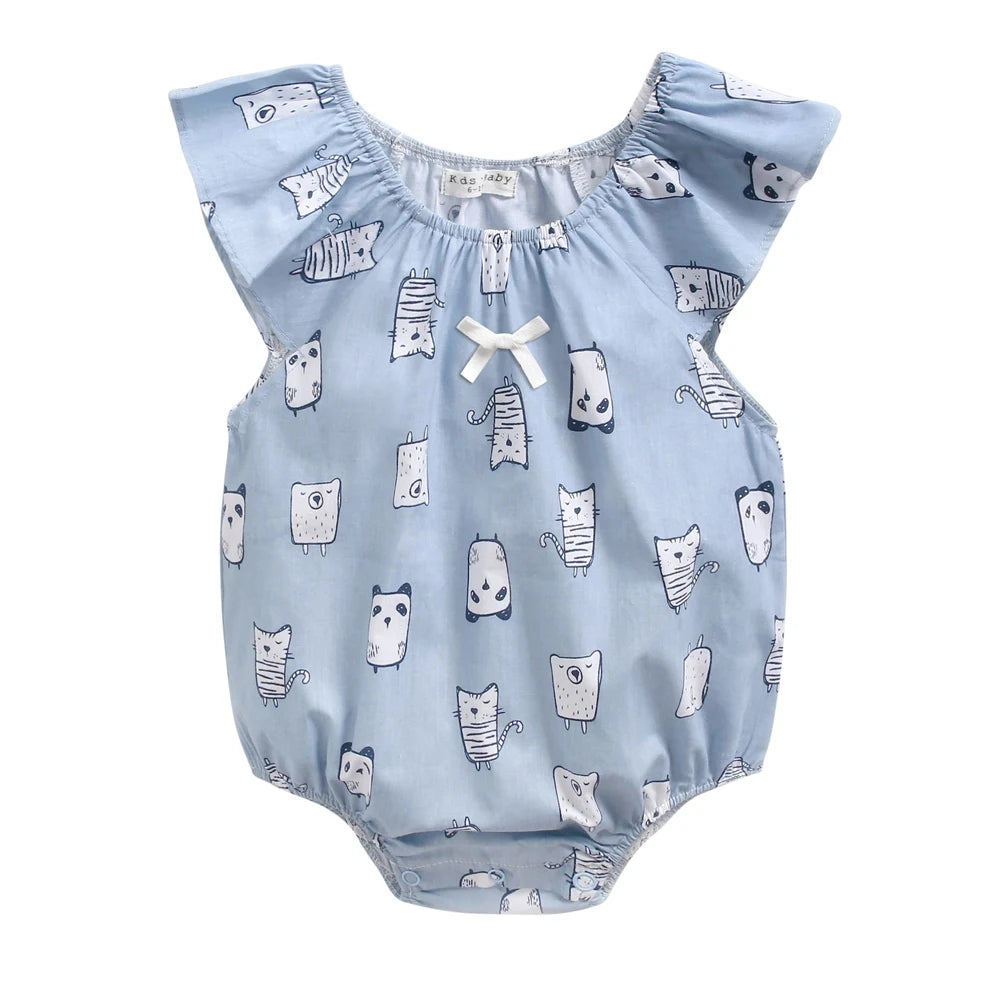 Baby Girl Bodysuit Printing Newborn Baby Clothes Princess Baby Girls Clothing Cute