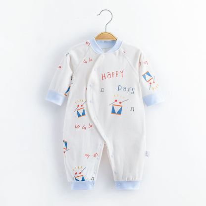 Cute Baby Printed Cotton Jumpsuit