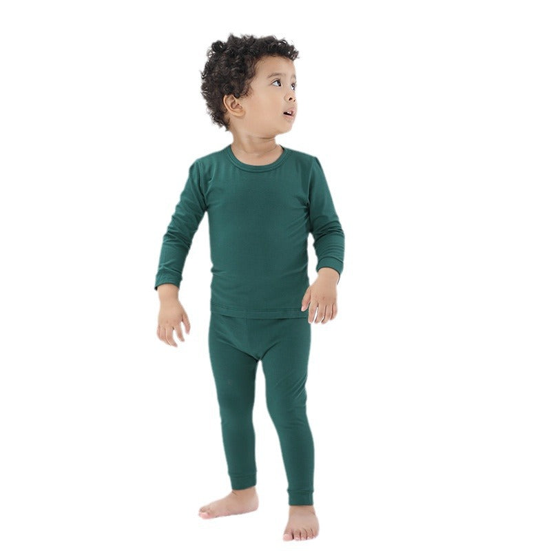 Baby Bamboo Fiber Home Wear Suit