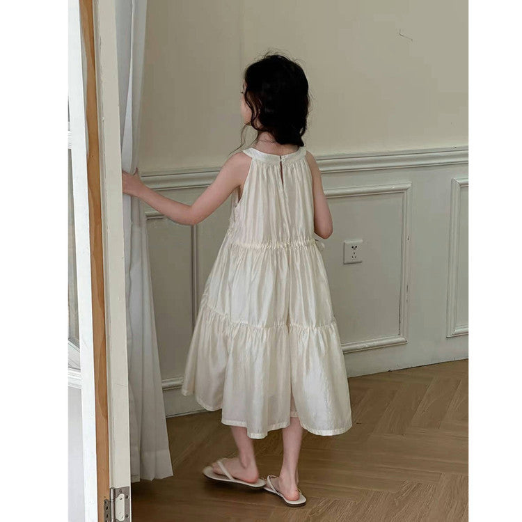 Children's Vacation Style Dress New Cotton