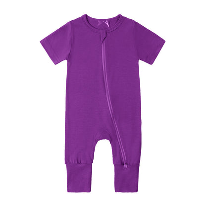 Baby Bamboo Fiber Jumpsuit Infant Thin Romper