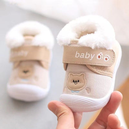 Baby Cotton Shoes Old Boys And Girls Fleece-lined Thickened