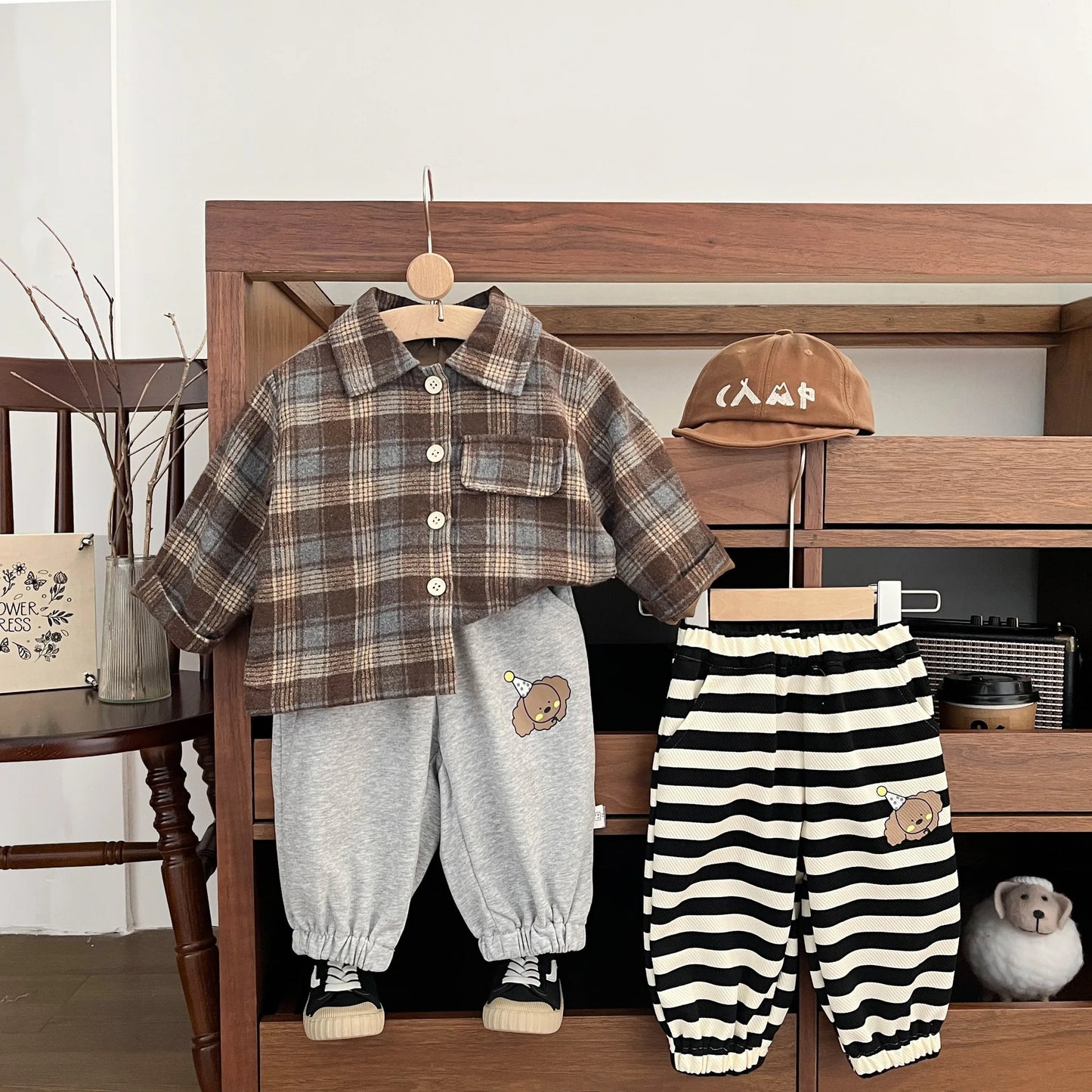 New Baby Casual Pants Girls/Boys Loose Trousers Cartoon Sweat Pants