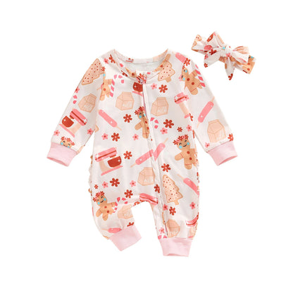 Baby Girls Christmas Jumpsuit