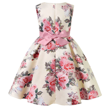 Girls Dress Casual Cotton Christmas Kids Princess Party Costume Fashion Clothing For Children